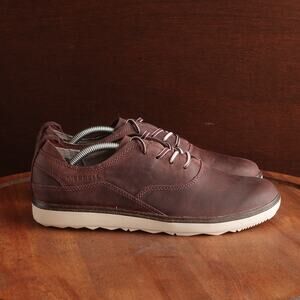 Merrell Shoes Women SZ 8.5 Huckleberry Brown Around Town Leather Sneaker Lace Up